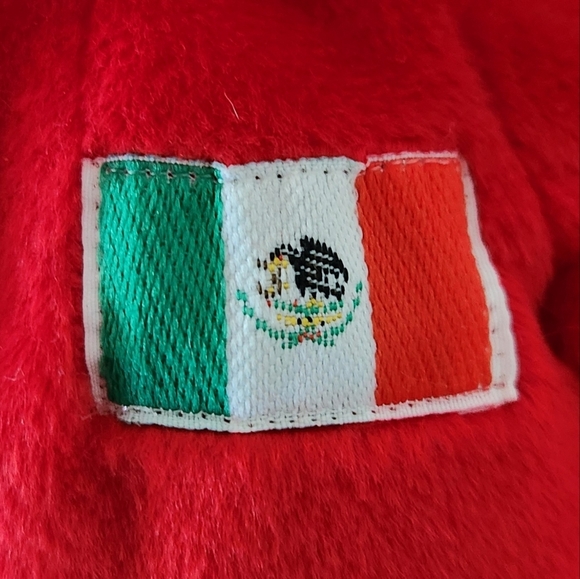 🐻Ty Beanie Baby “Osito” the Bear – 1999, Mexican Flag Edition, Excellent - Picture 7 of 16